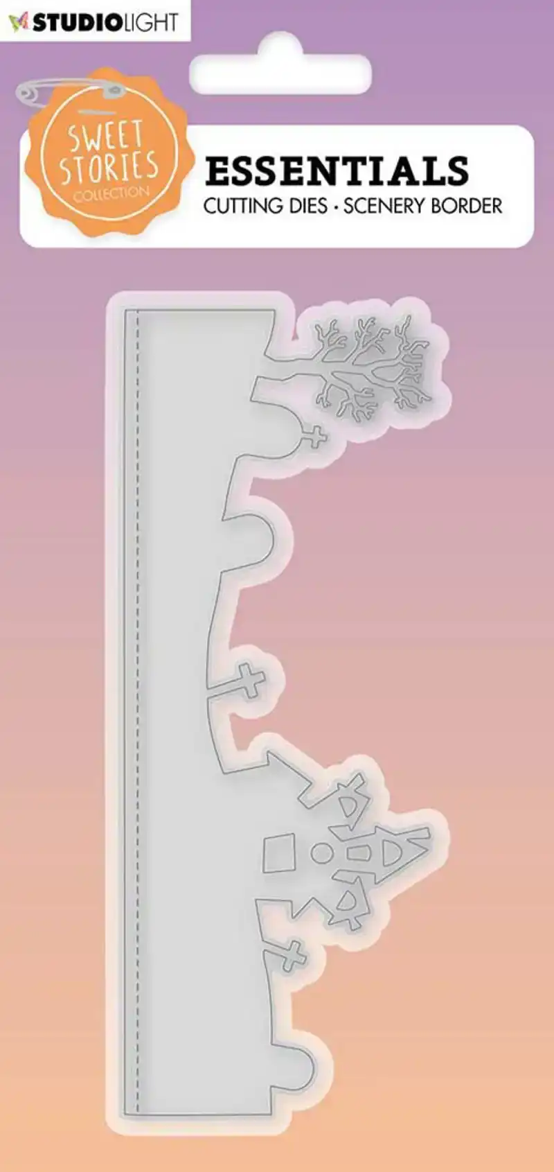 Cutting Die Border Graveyard
