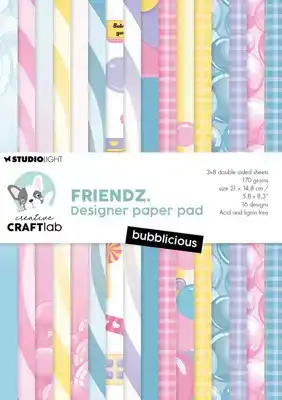 Creative Craftlab designer paperpad bubblicious friendz