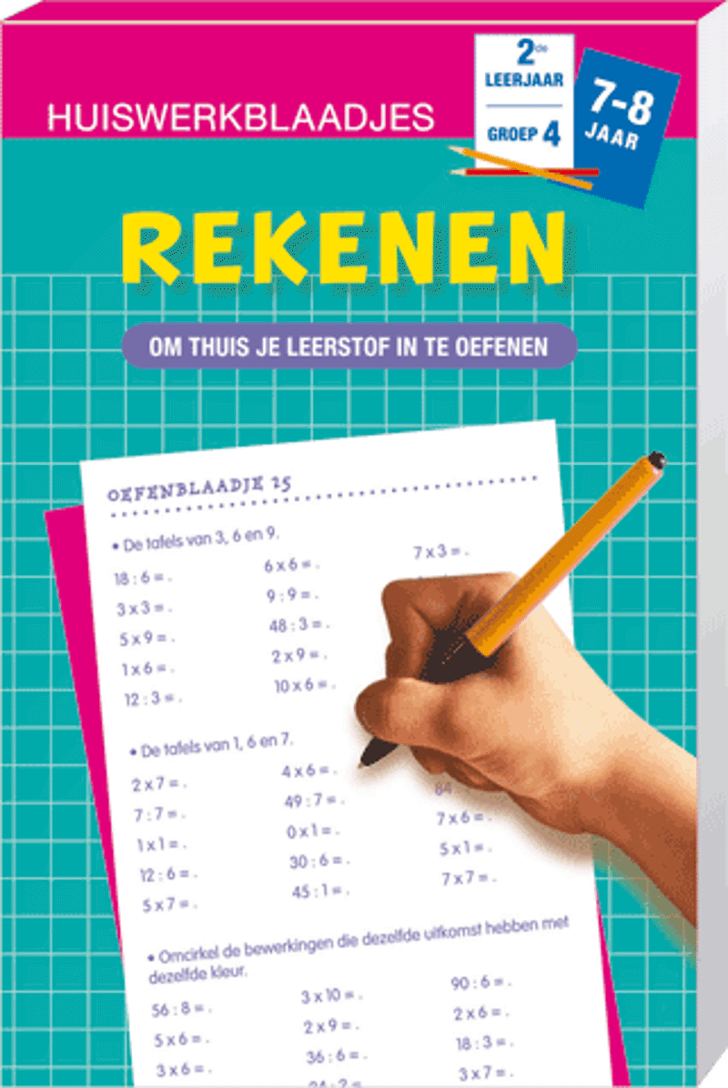 Huiswerkblaadjes 7 tot 8 Jaar Rekenen