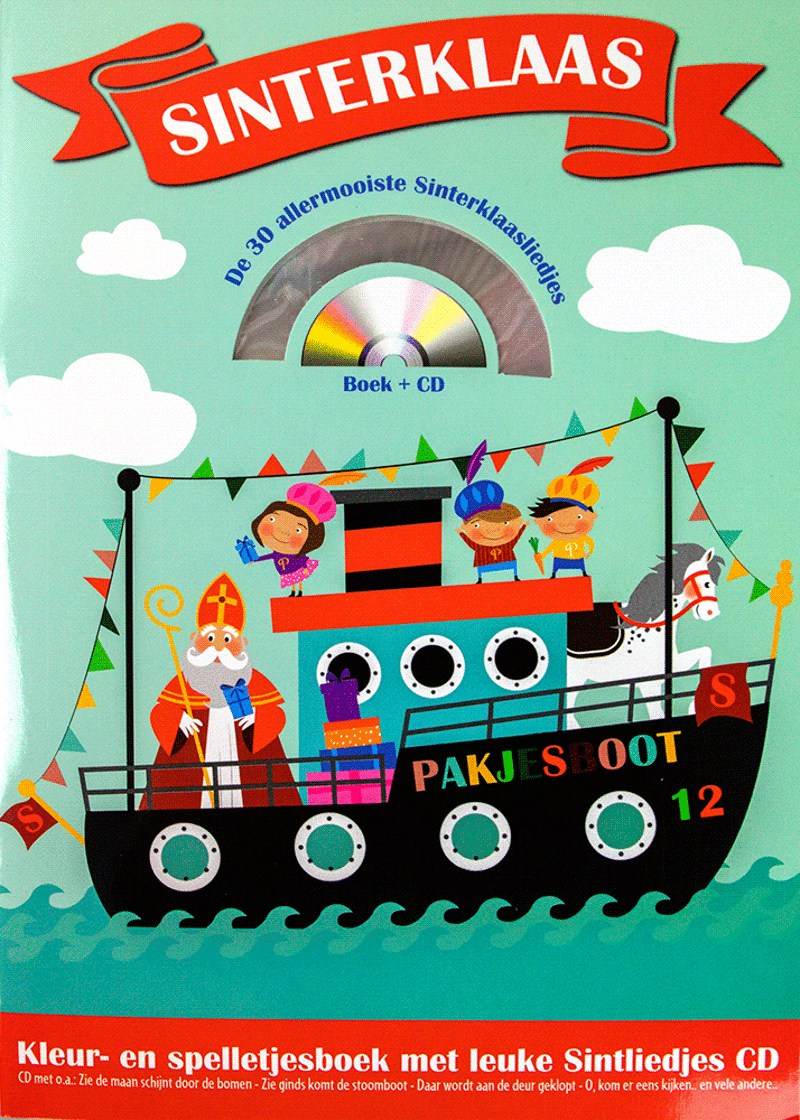 Sinterklaas Kleur- en Spelletjesboek