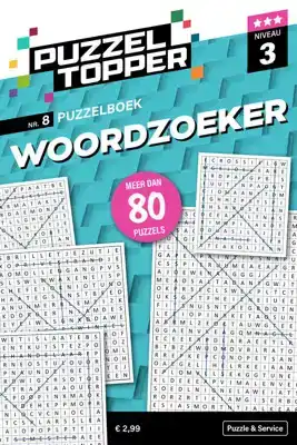 96 pag. woordzoeker 3 stippen nr.8 puzzeltopper