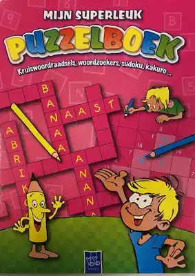 Mijn superleuk puzzelboek roze
