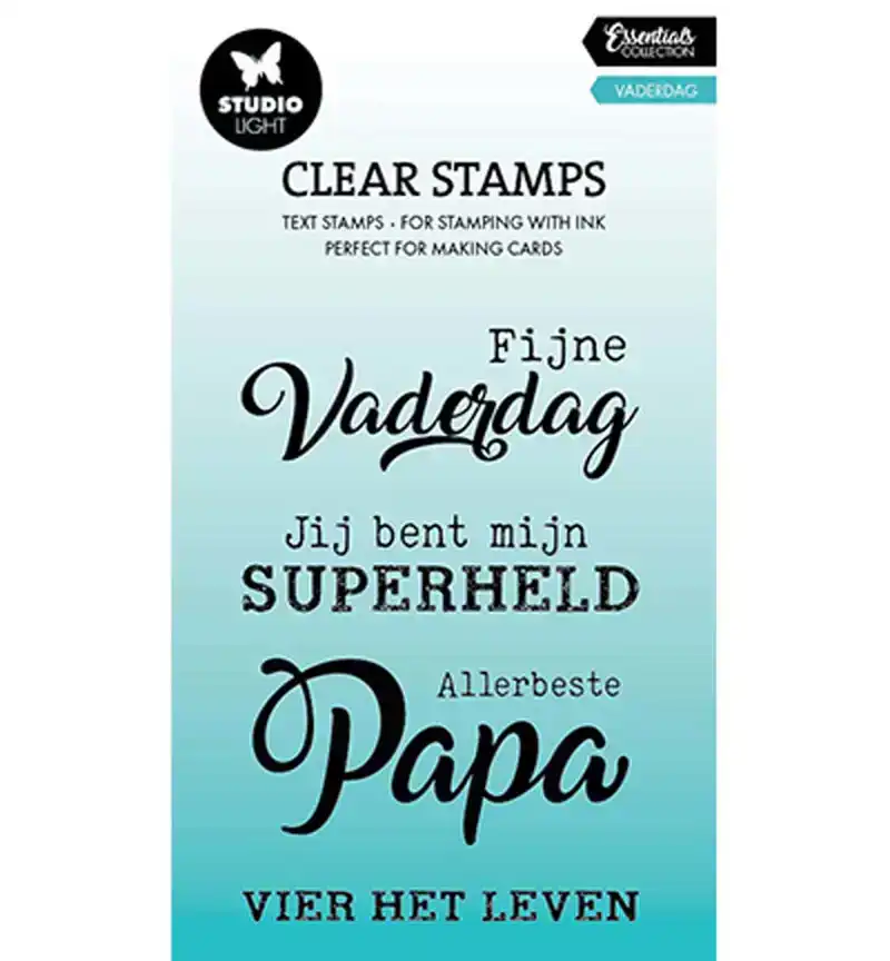 Clear stamp Vaderdag