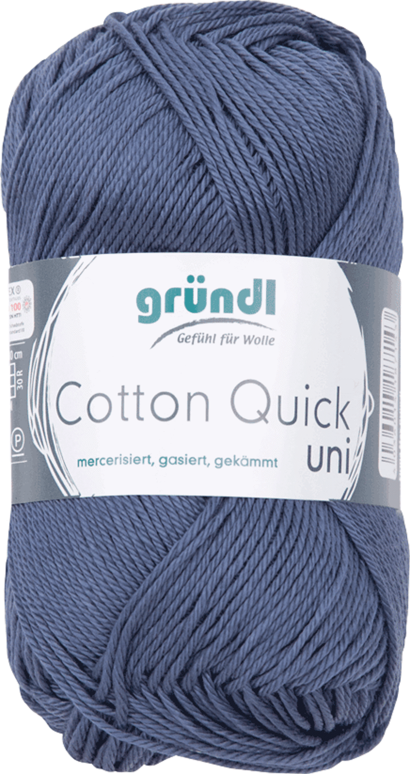 Cotton Quick Uni 137 Grijs Blauw 50gr