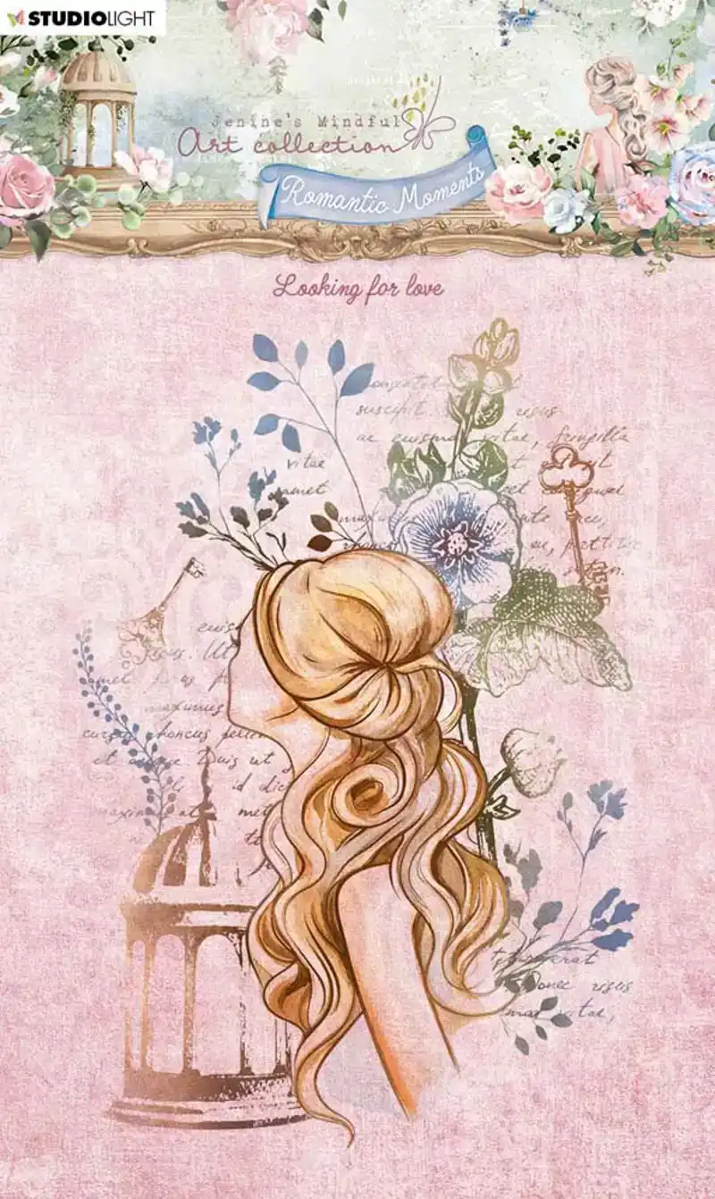 JMA romantic moments clear stamp looking for love