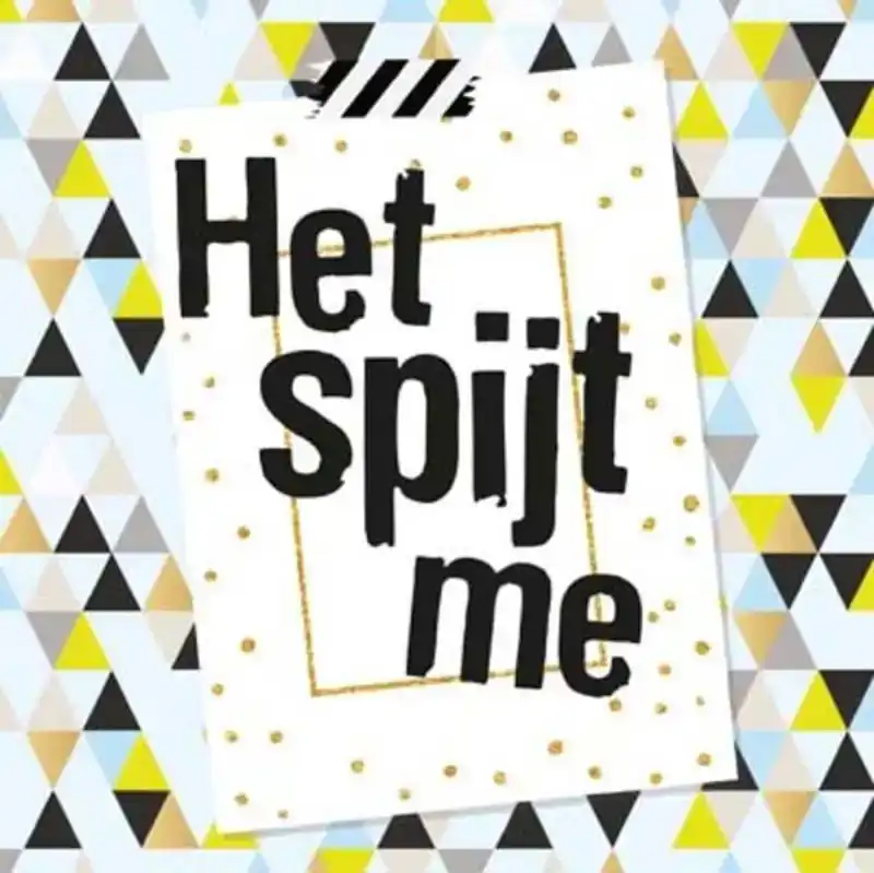 Cadeauboek Het spijt me