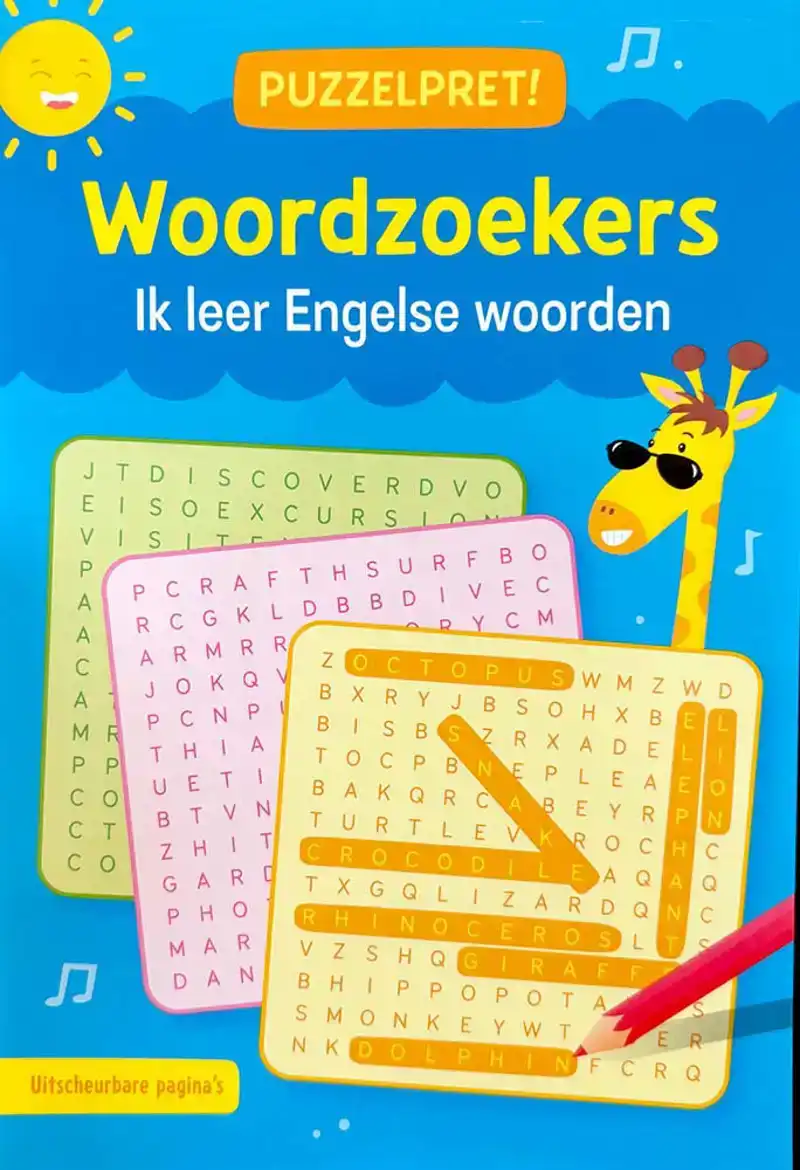 Woordzoekers - Ik leer Engelse woorden