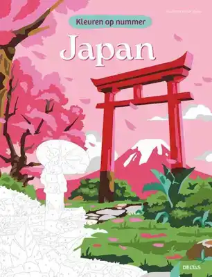 Japan kleuren op nummer
