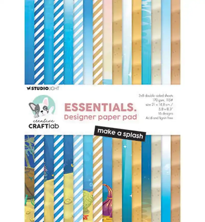 Creatvie craftlab Designer paper pad Make a splash