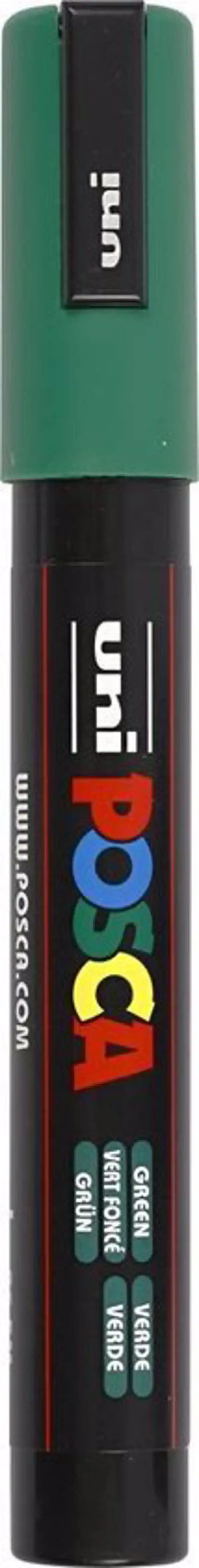 Posca verfmarkers pc-5m donker groen medium