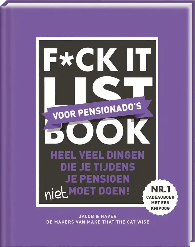F*ck it list book voor pensionado's