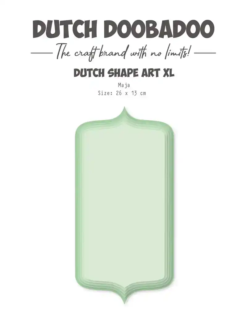 Dutch DooBaDoo shape art Maja A4