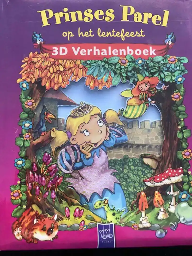 Prinses Parel op het lentefeest - 3D verhalenboek