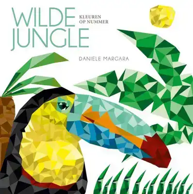 Wilde jungle - kleuren op nummer