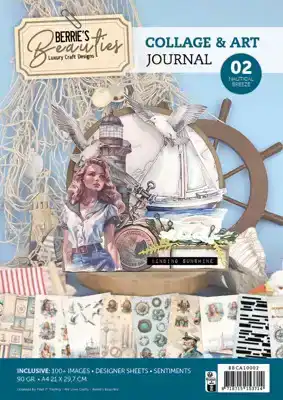 Berries Beauties - Collage & Art Journal 2 - Nautical Breeze