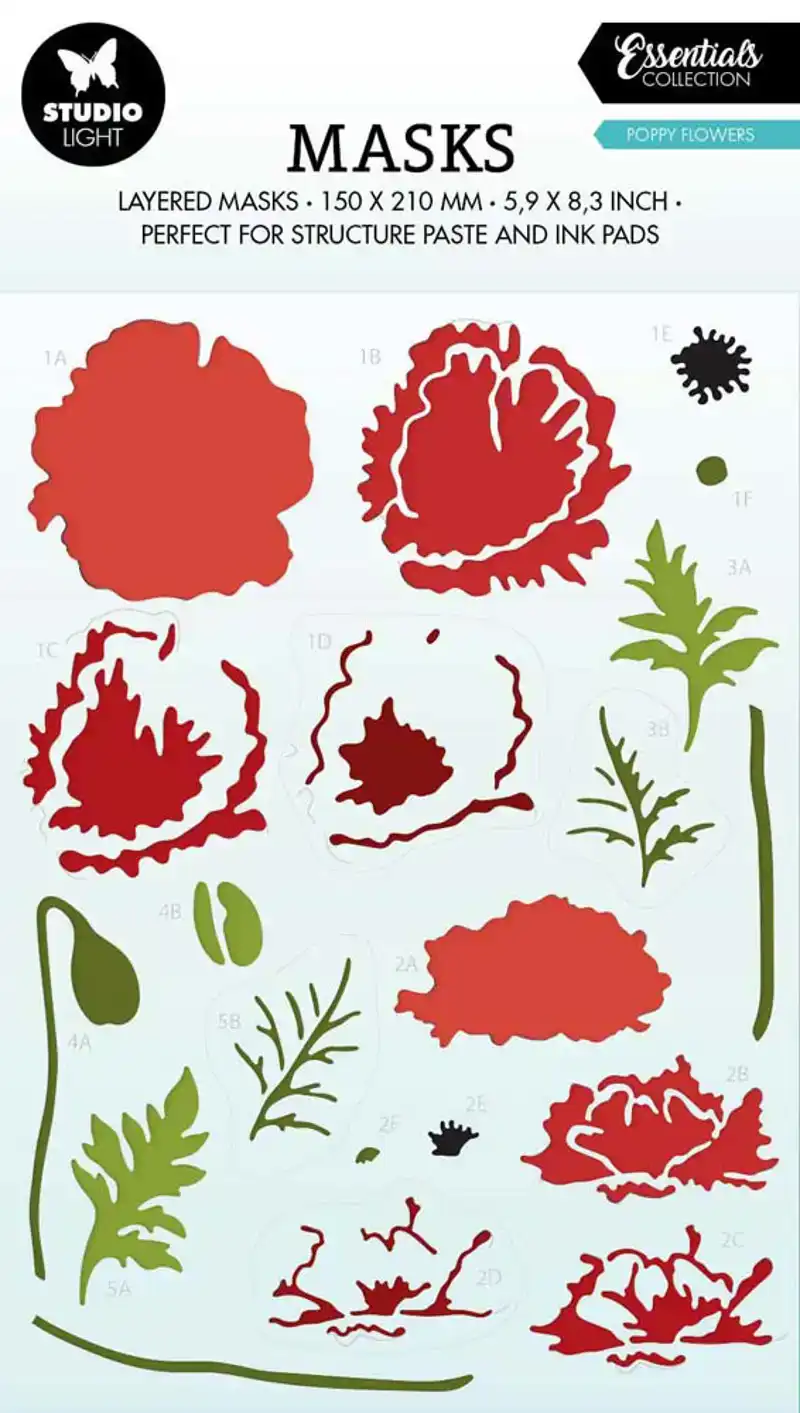 Studio Light Mask Poppy Flowers Essentials