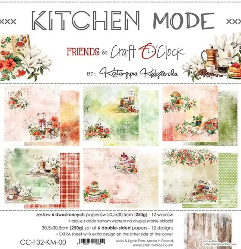 Craft o Clock Kitchen Mode 30x30 paperpad
