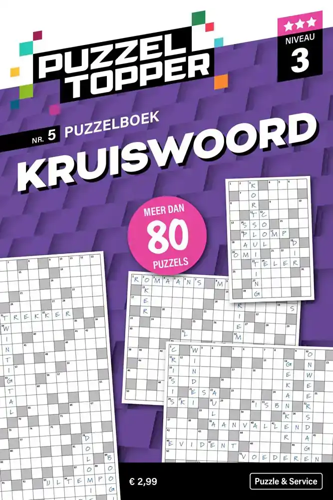 96 pag. Kruiswoord 3 stip nr5 Puzzeltopper