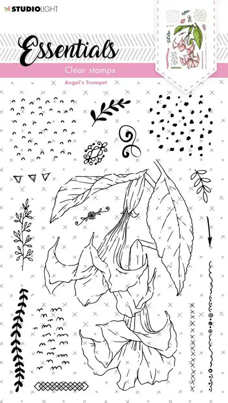 Studio Light Clear Stamp Angel's Trumpet