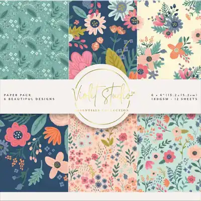 Paperpad Violet studio Florals