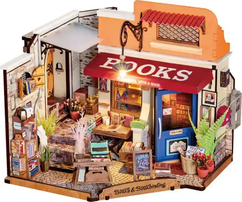 Rolife Corner Bookstore miniatuurhuisje