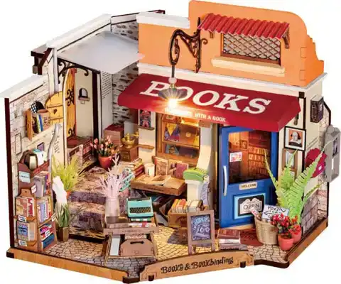 Rolife Corner Bookstore miniatuurhuisje
