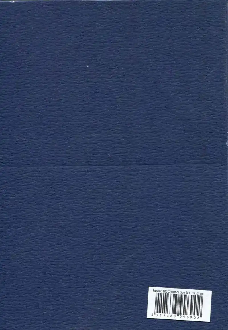 Karton parizma kerst blauw A5 10vel