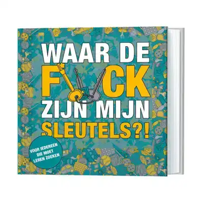 Waar de fck zijn mijn sleutels? Zoekboek