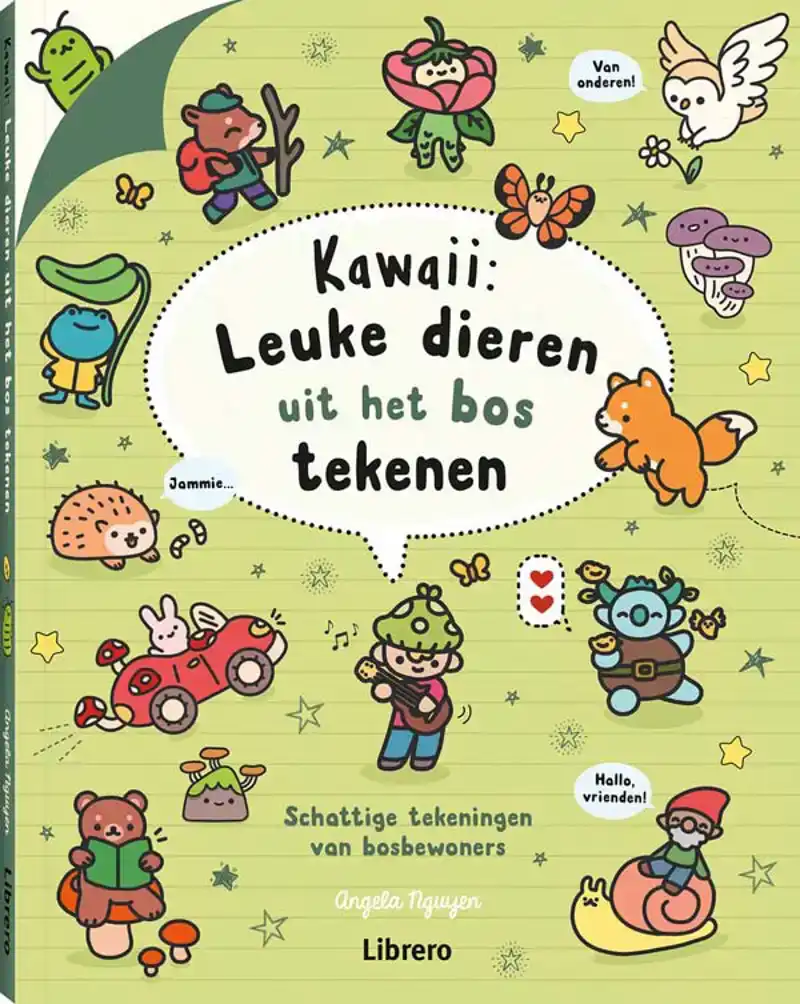 Kawaii: Leuke dieren uit het bos tekenen