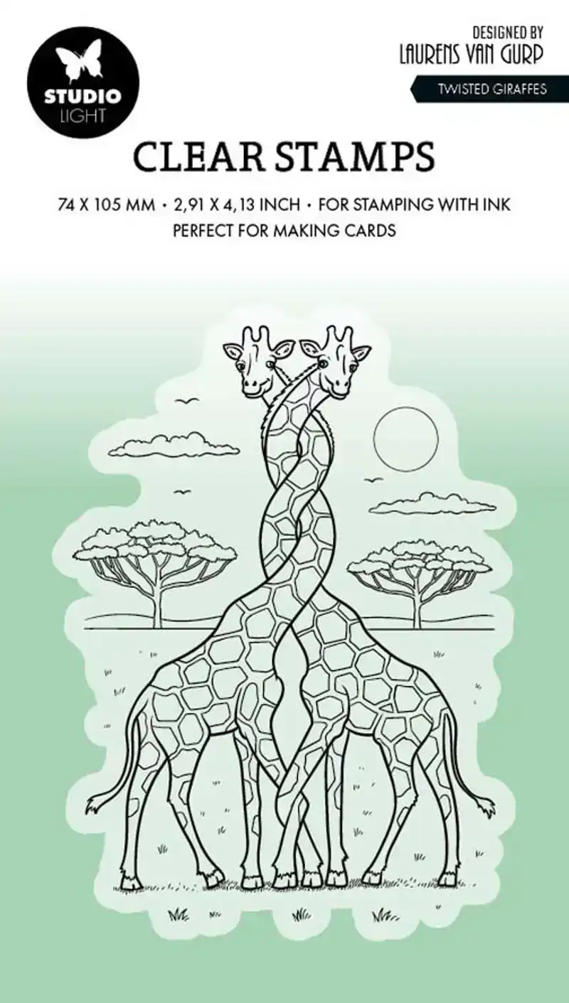 Studio Light Clear Stamp Twisted Giraffes