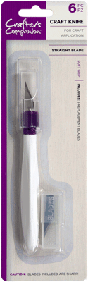 Hobbymesje soft grip incl. 5 reserve mesjes
