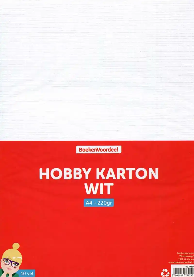 Emma's hobbykarton wit A4