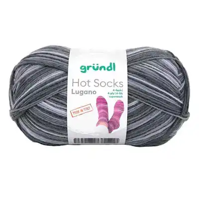 Hot socks Lugano 4-kleur Grijs
