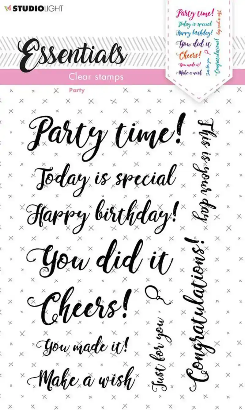 Studio Light Clear Stamp Party