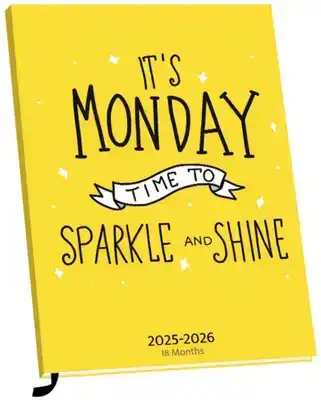 Agenda 2026 Monday sparkle shine 18mnd