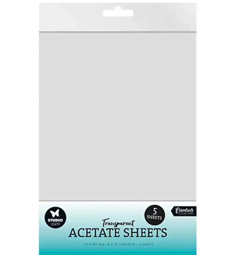 Acetate sheets transparent