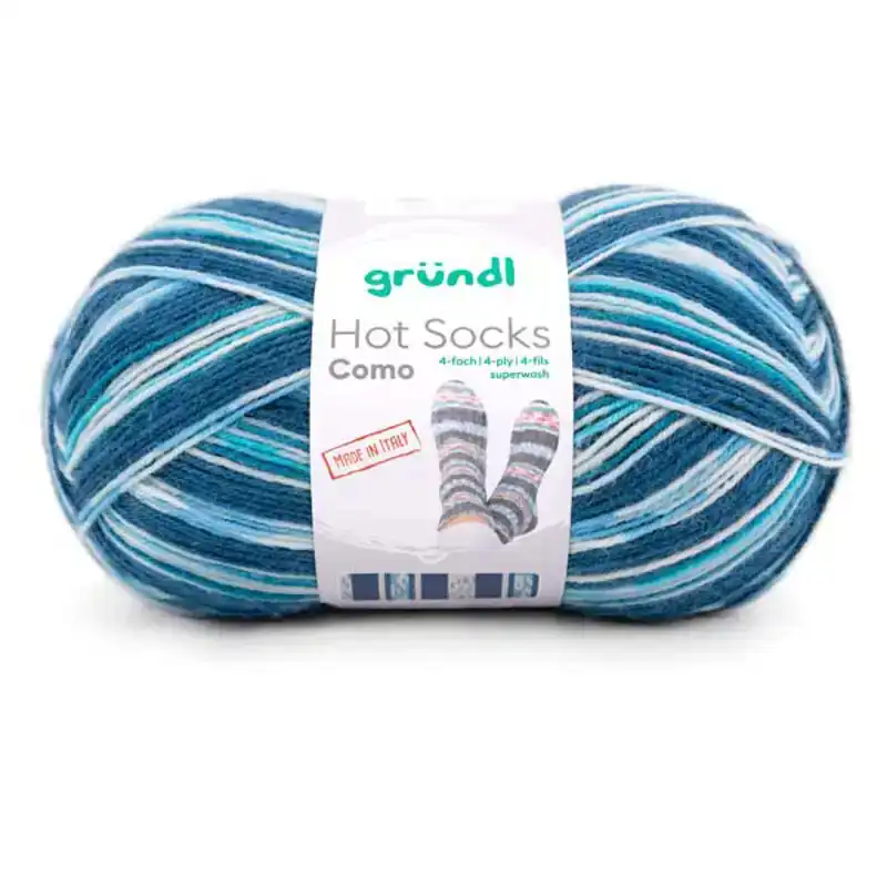 Hot socks como, 4-fach Blauw
