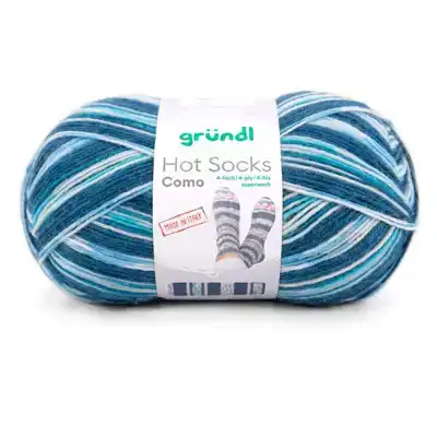 Hot socks como, 4-fach Blauw