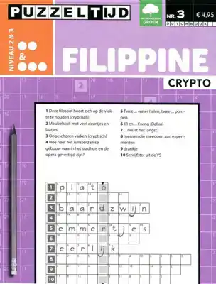 Puzzelblok Filippine crypto 2-3 punt nr3