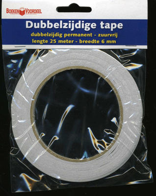 Dubbelzijdig Tape (6mm)