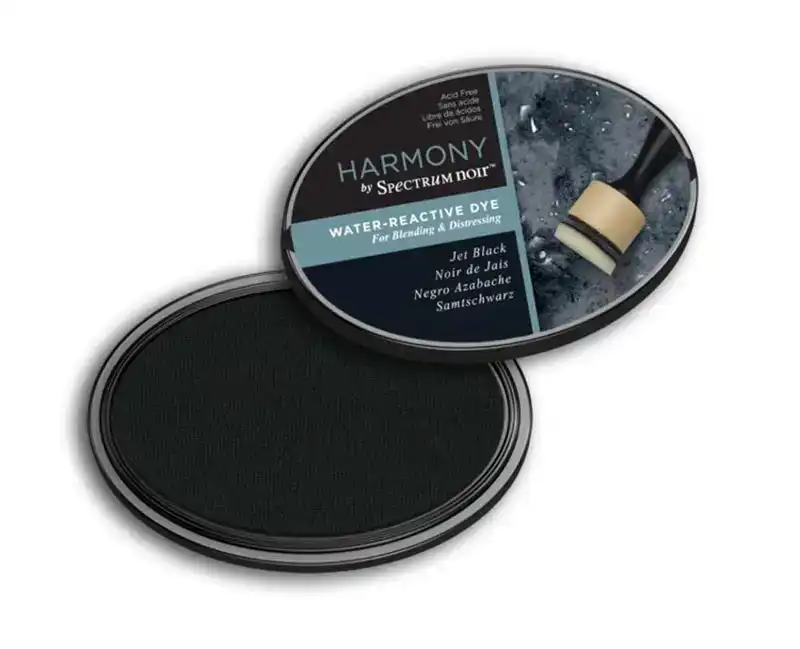Spectrum Noir Inktkussen - Harmony Water Reactive - Jet Black (Pikzwart)