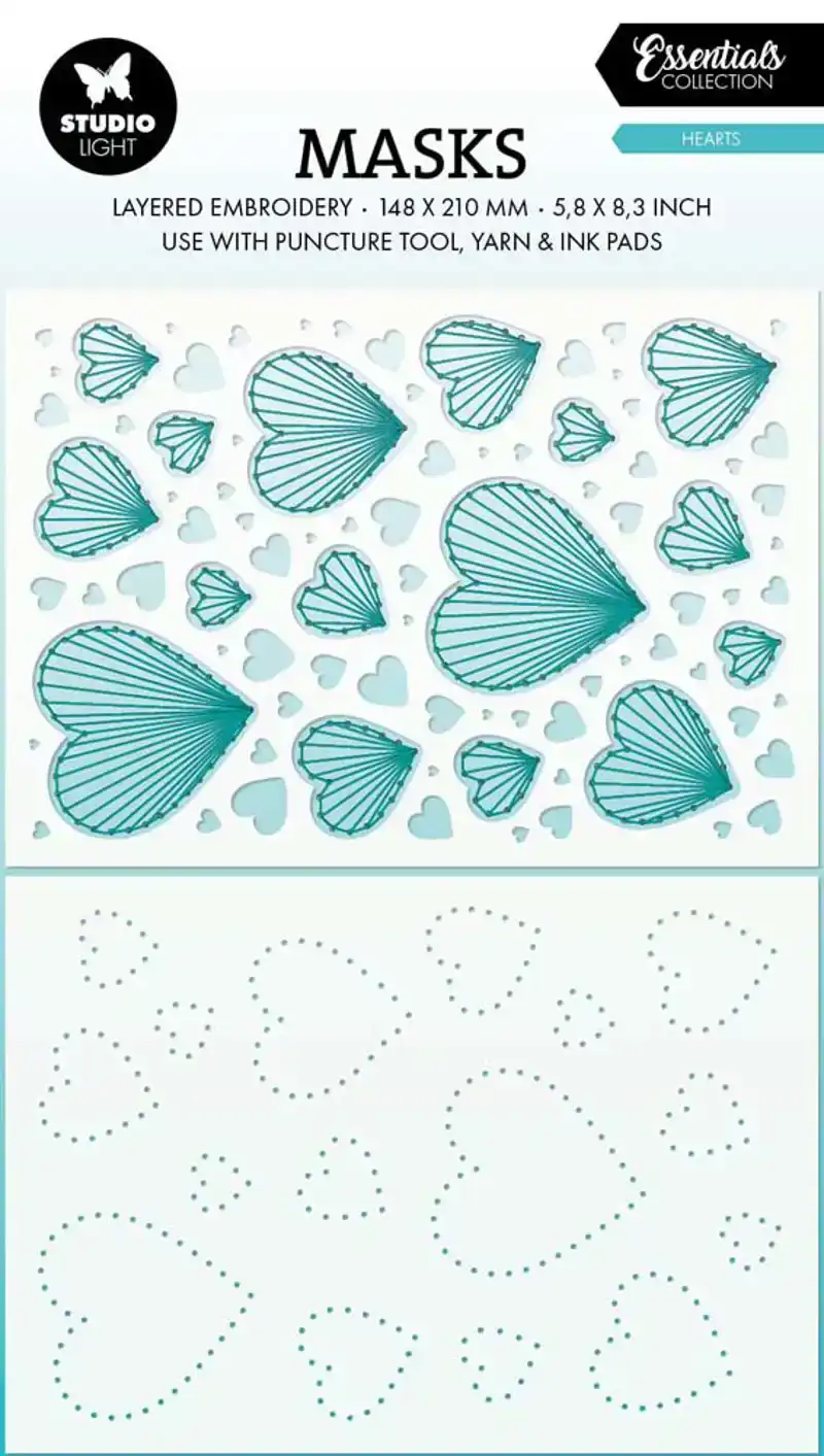 Studio Light Puncture mask Hearts