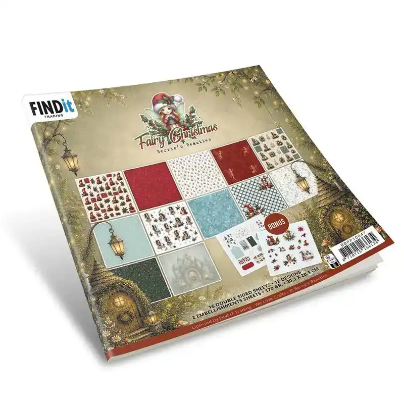 Berries Beauties - Fairy Christmas Paperpacj 20 x 20 cm