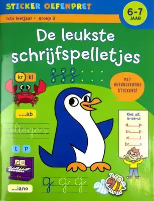Sticker oefenpret- De leukste schrijfspelletjes