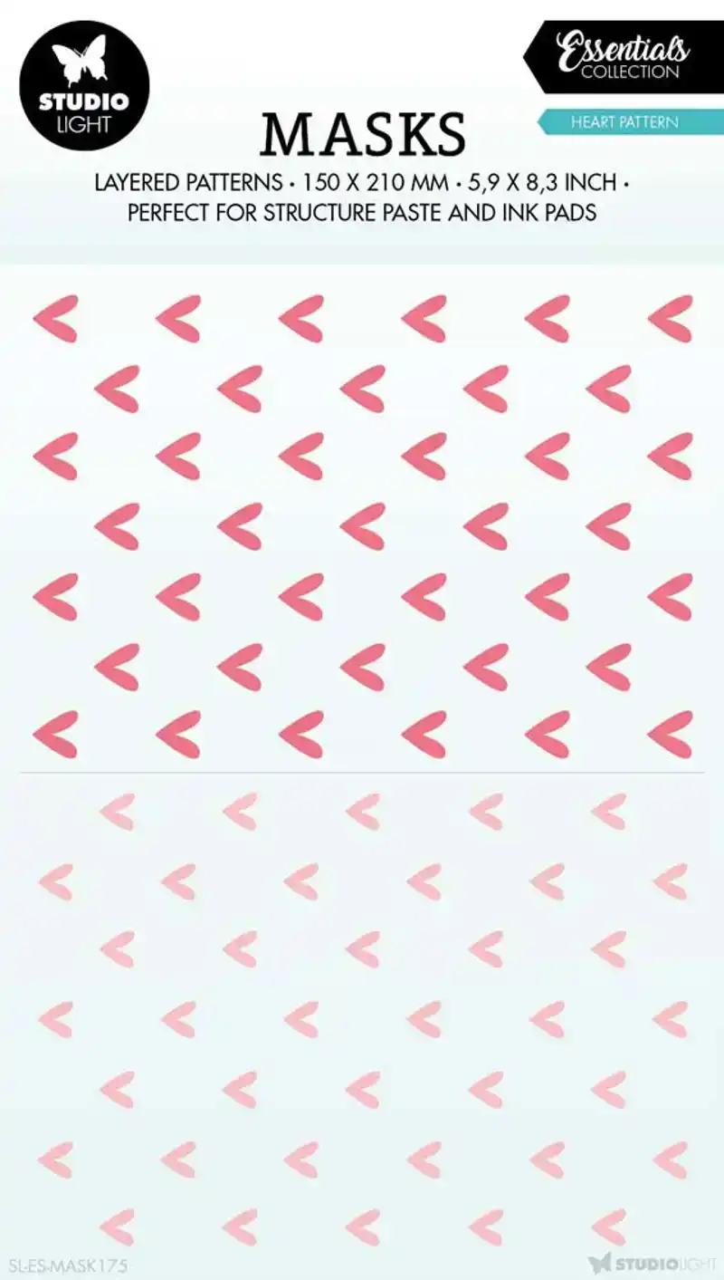 Studio Light Mask Heart Pattern Essentials