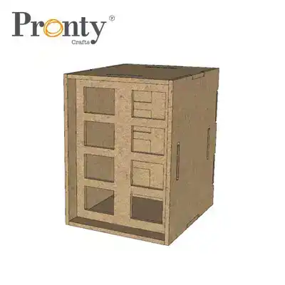 Pronty Organizer Half Box Acrylic Pens Storage
