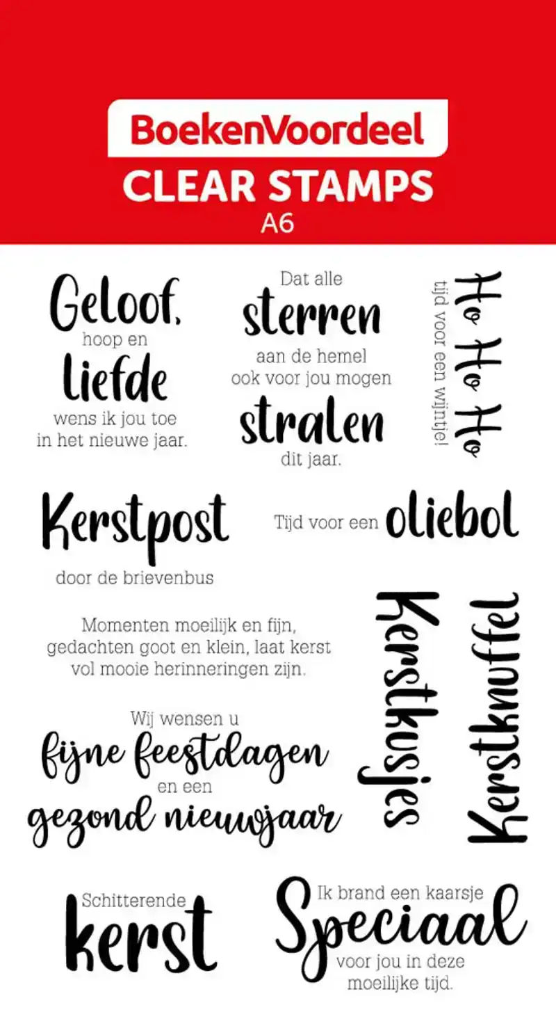 Emma's Clear Stamp 005 Kerst