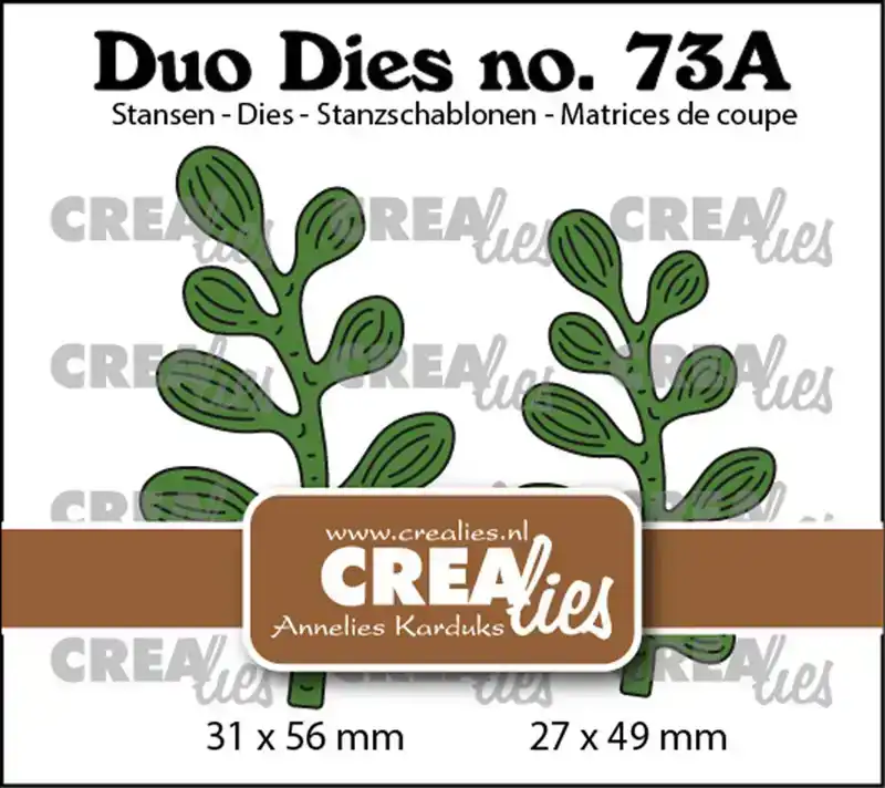 Crealies Duo Dies Blaadjes