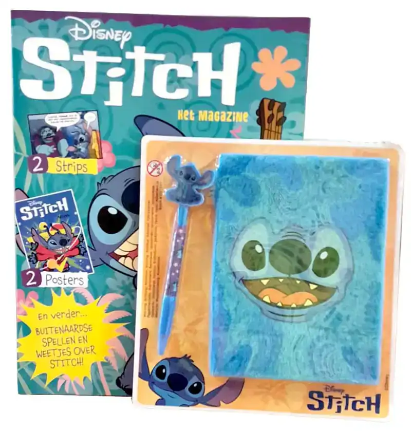 Stitch activity met notitieboek