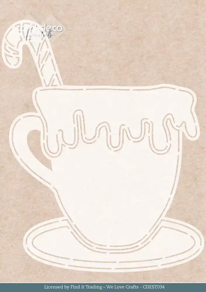 Card deco essential stencil gnome for christmas mug a5